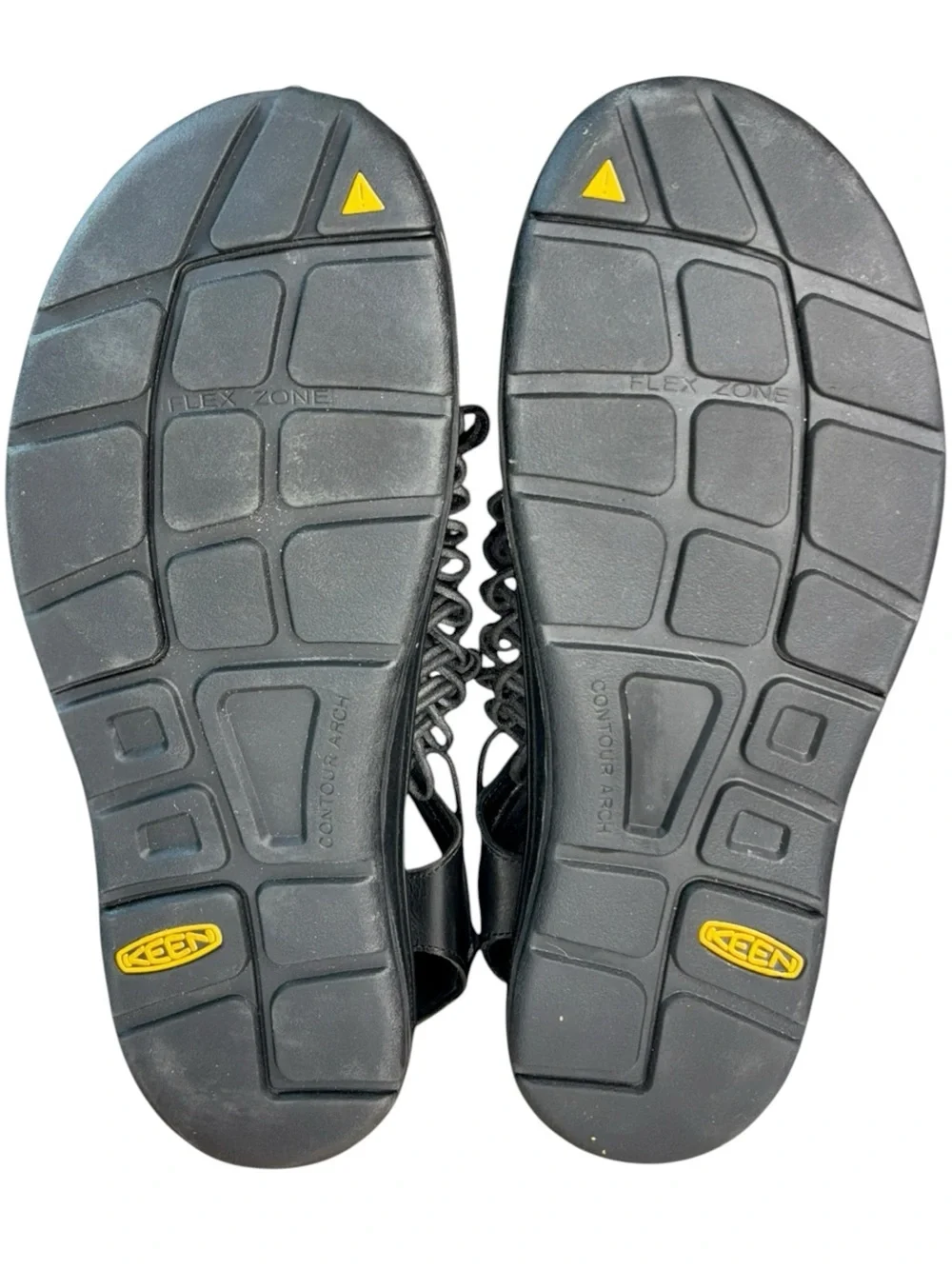 Keen UNEEK Perseid Leather Cord Sandal Sneakers Black Mens Sz 11.5